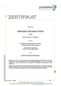 Zertifikat Protekto